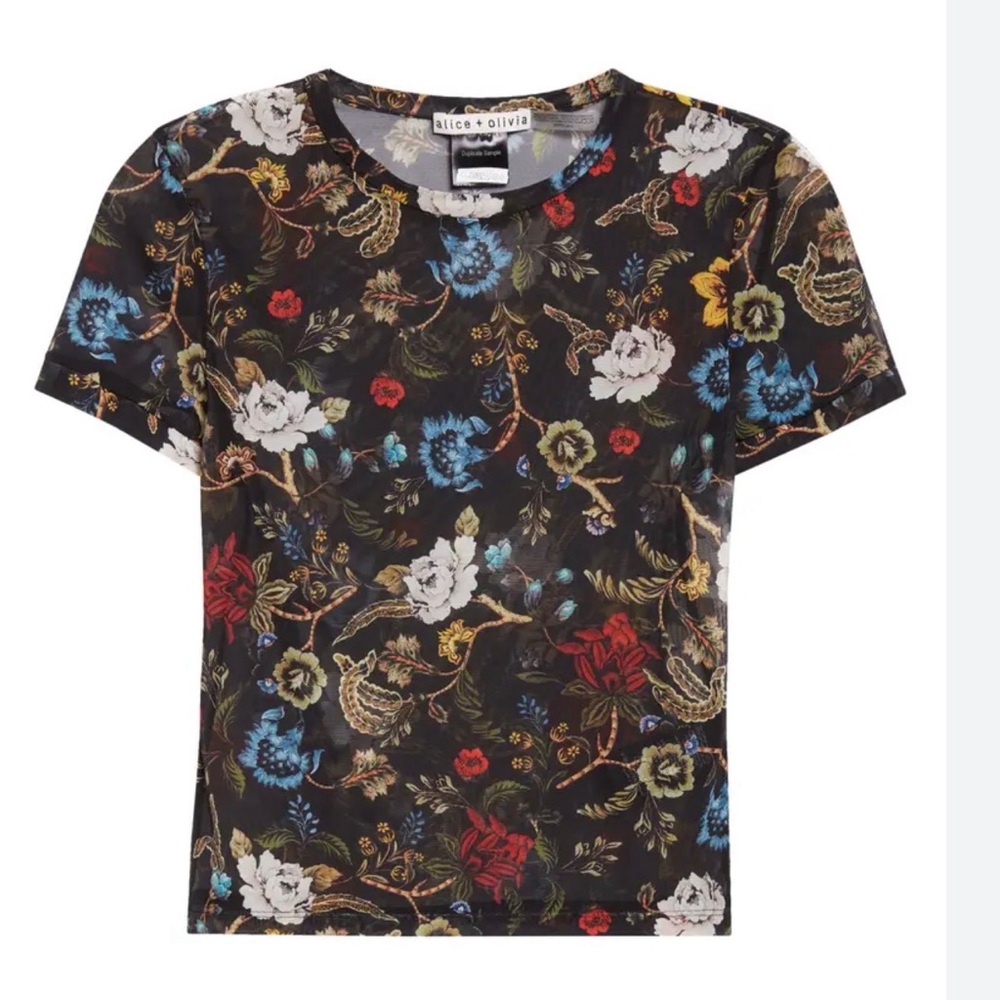 NWT- Alice and Olivia Tess Crewneck Size XS
